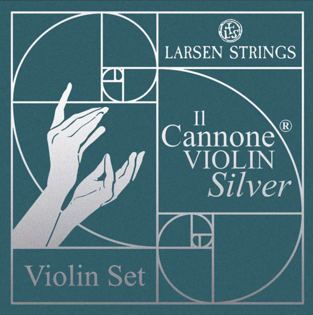 Larsen Il Cannone Silver Violin Strings - 4/4 Violin / D